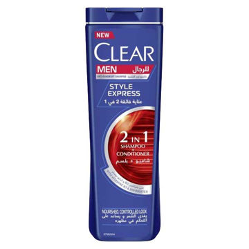 تصویر  شامپو کلیر Clear ضد شوره مردانه مدل STYLE EXPRESS وزن 400 میل