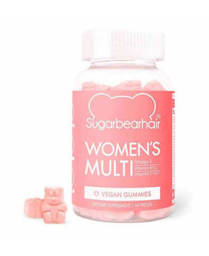 تصویر  پاستیل مولتی ویتامین شوگر بیر Sugarbear مدل womens multi تعداد 60 عدد