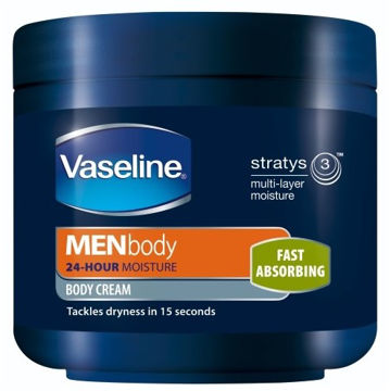 تصویر  کرم بدن آقایان وازلین Vaseline Men Body حجم 500 میلی لیتر