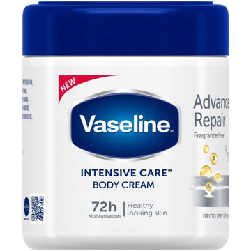 تصویر  کرم بدن آبرسان و ترمیم کننده قوی وازلین Vaseline Advanced Repair حجم 400 میلی لیتر