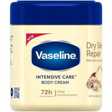 تصویر  کرم بدن آبرسان عمیق جوی دوسر وازلین Vaseline Dry Skin Repair حجم 400 میلی لیتر