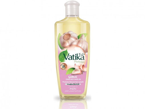 روغن مو سیر واتیکا Vatika Naturals Enriched Hair Garlic Oilحجم 200 میلی لیتر