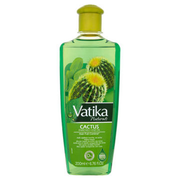 تصویر  روغن مو کاکتوس واتیکا Vatika Naturals Enriched Hair Cactus Oilحجم 200میلی لیتر