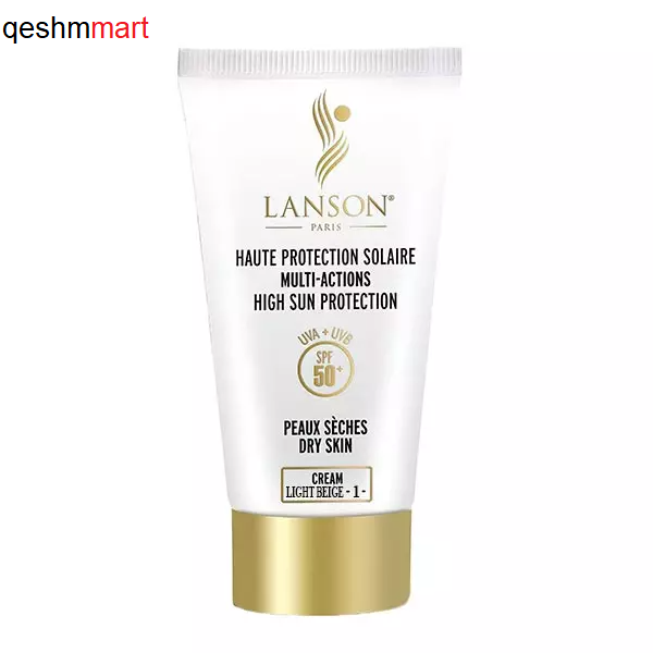 کرم ضد آفتاب رنگی پوست خشک لانسون Lanson Haute Protection Solaire Oily Skin