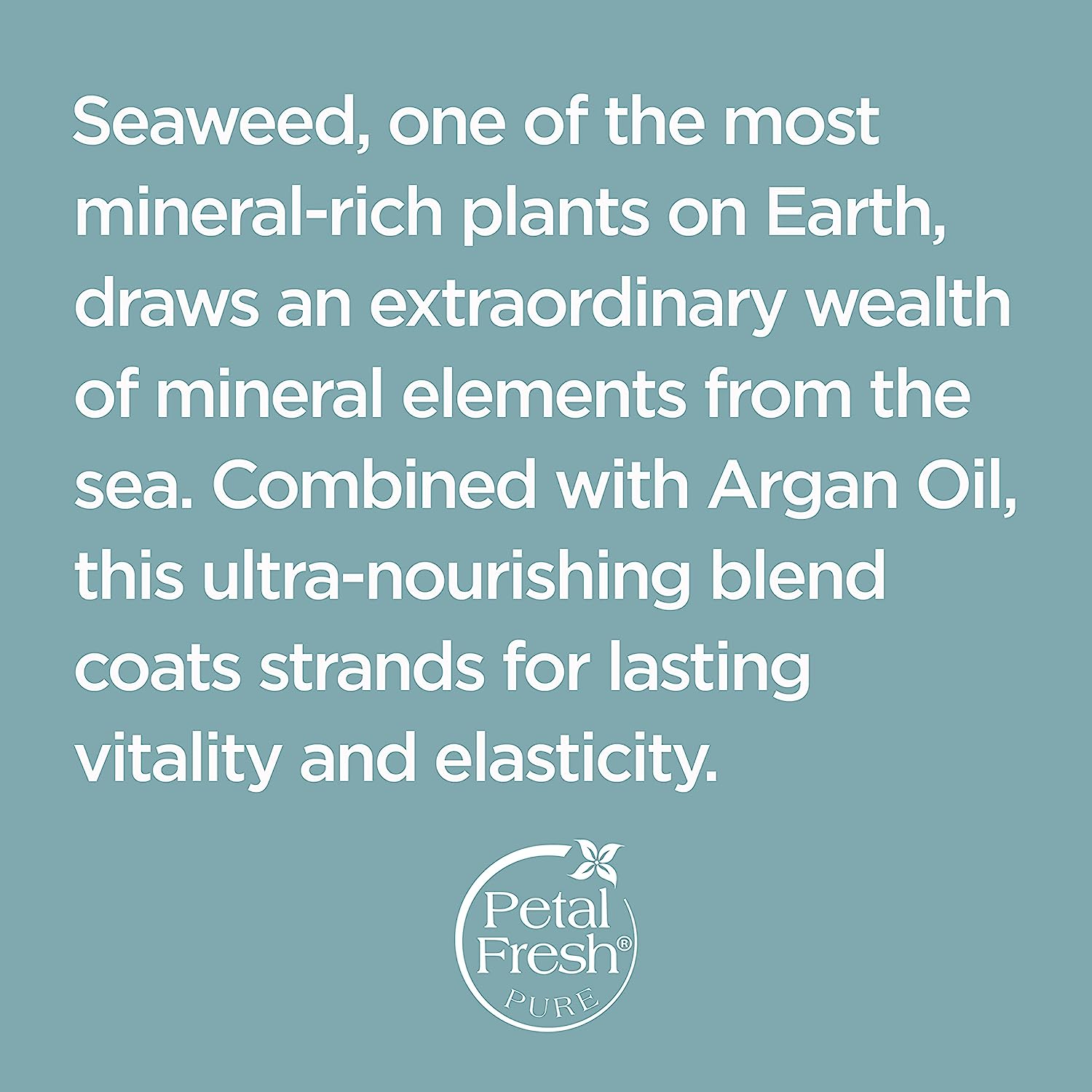 شامپو استحکام بخش جلبک دریایی و روغن آرگان پتال فرش Petal Fresh Seaweed Argan حجم 355 میلی لیتر