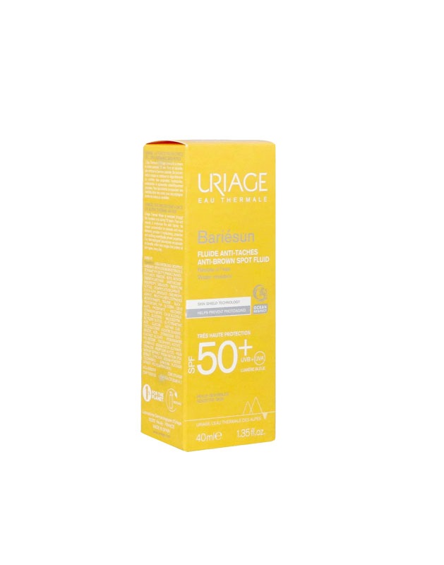 کرم ضد آفتاب و ضدلک اوریاژ  مدل بریسان spf +50 uriage bariesun fluide anti-taches