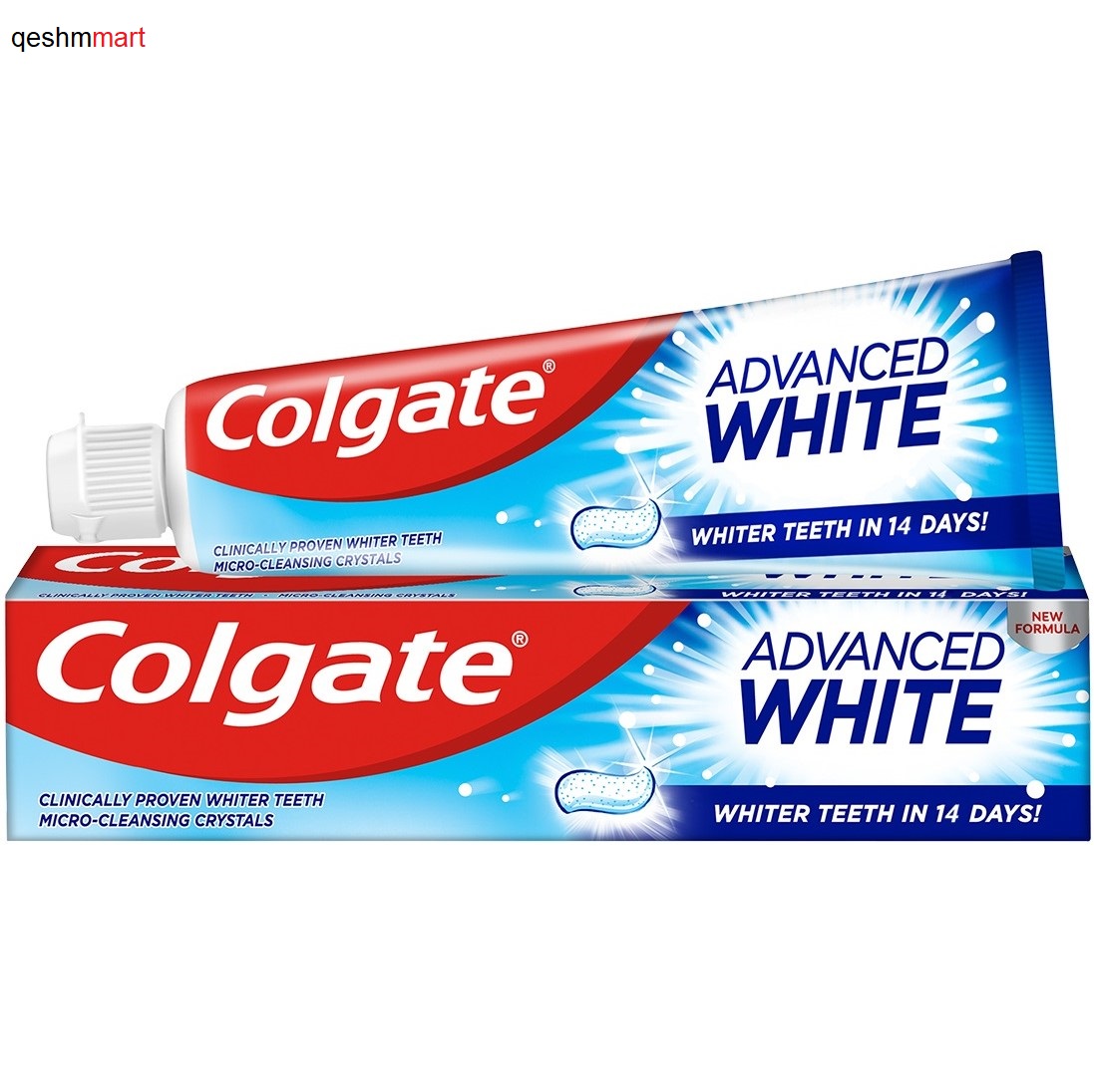 خمیردندان سفیدکننده کلگیت Colgate Advanced White حجم 100 میلی لیتر