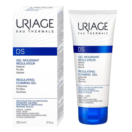 فوم ژل پاک و تنظیم کننده پوست دی اس اوریاژ  Uriage DS Gel Moussant Régulateur 150ml