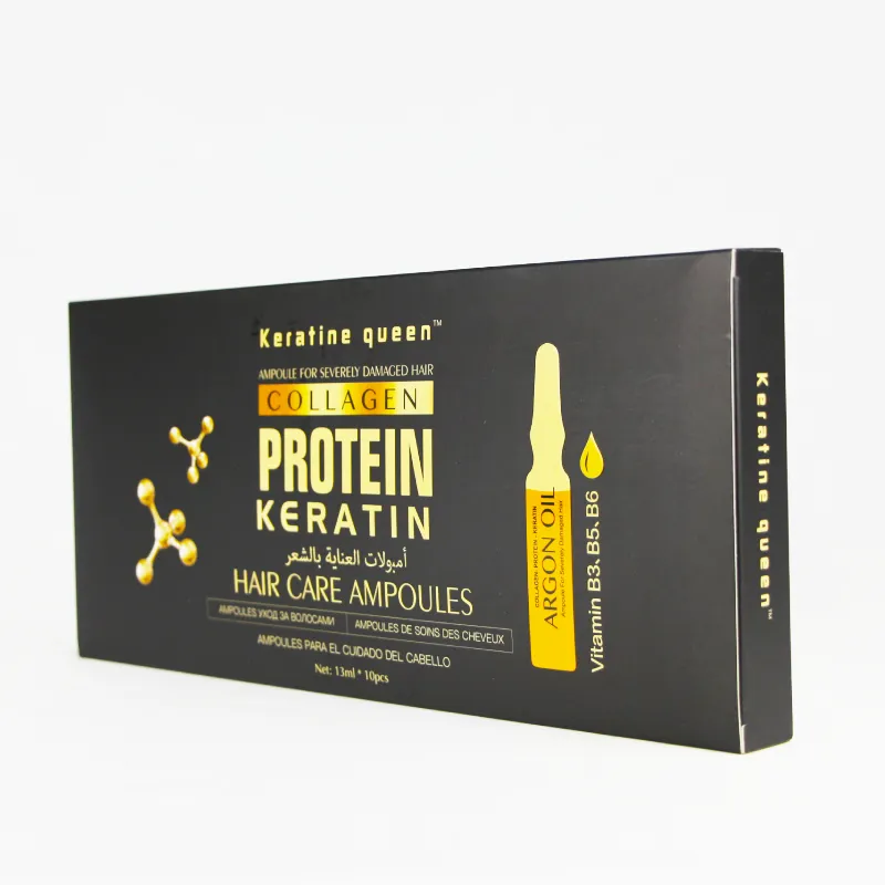 پک ۱۰ عددی ویال مو کراتین کویین  Pack of 10 vials of Protein keratin