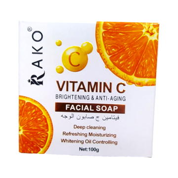 صابون ویتامین سی راکو  روشن کننده و ضد پیری Rako Brighting & Anti Aging Soap