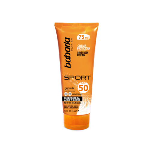 ضد آفتاب باباریا مدل اسپورت حجم 75 میل Sport Facial Sun Cream SPF50