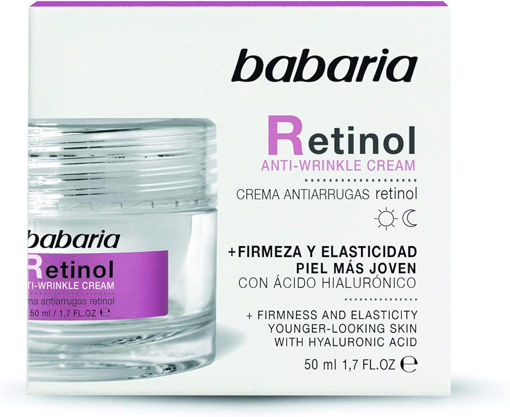 کرم ضد چروک باباریا حاوی رتینول Babaria Retinol Anti-Wrinkle Facial Cream 50 ml