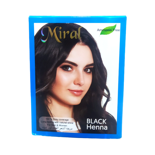 حنای هندی مشکی میرال Miral Black Henna