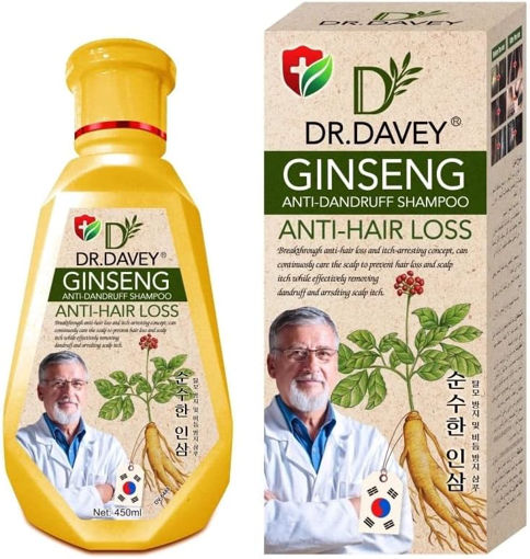 شامپو ضد ریزش و ضد شوره جینسینگ دکتر داوی DR DAWEY GINSENG ANTI HAIR LOSS SHAMPOO