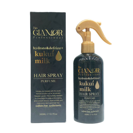 شیر و عطر مو گلامور ضد وزی BIO GLAMOR HAIR SPRAY PERFUME 300ml