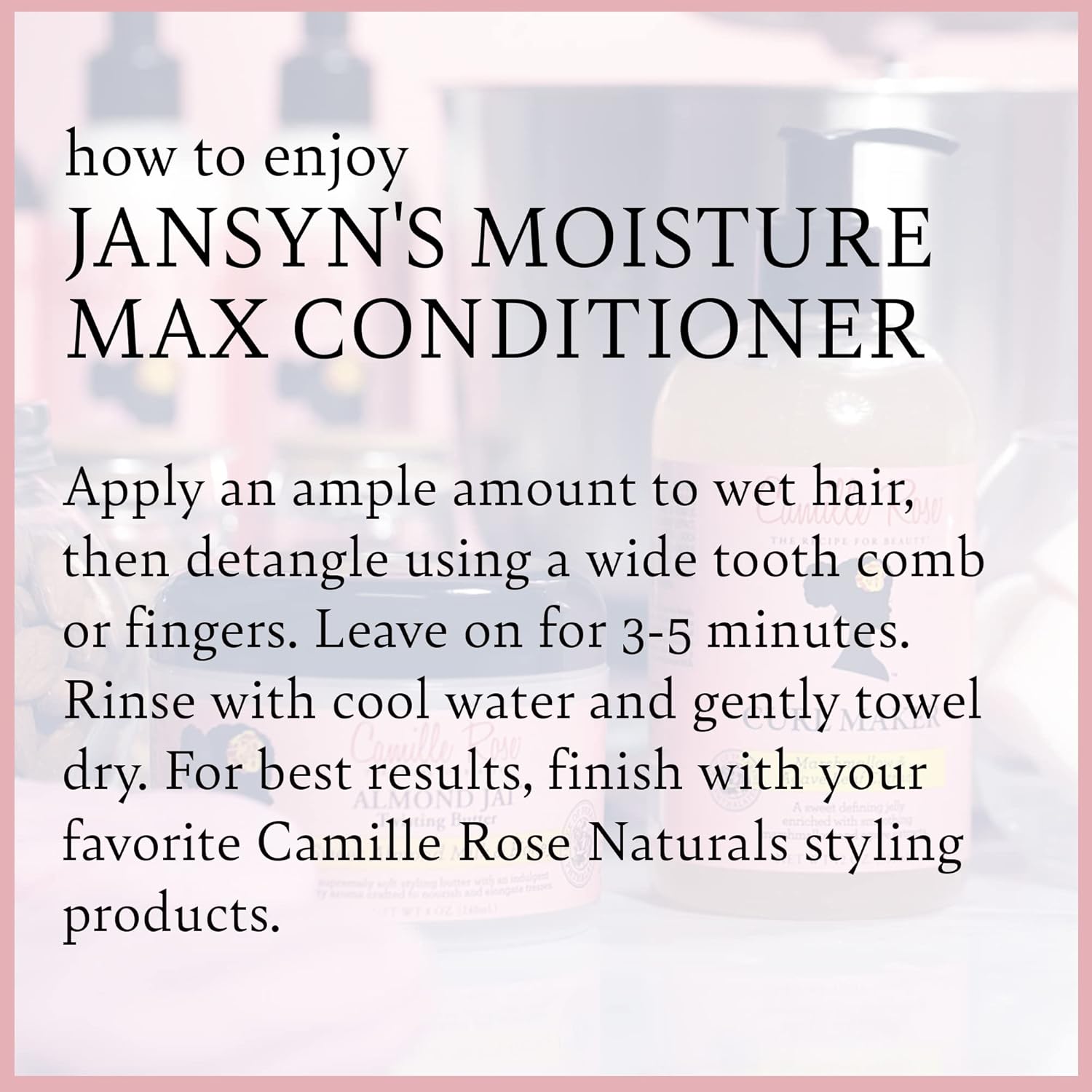 Jansyn's Moisture Max Conditioner