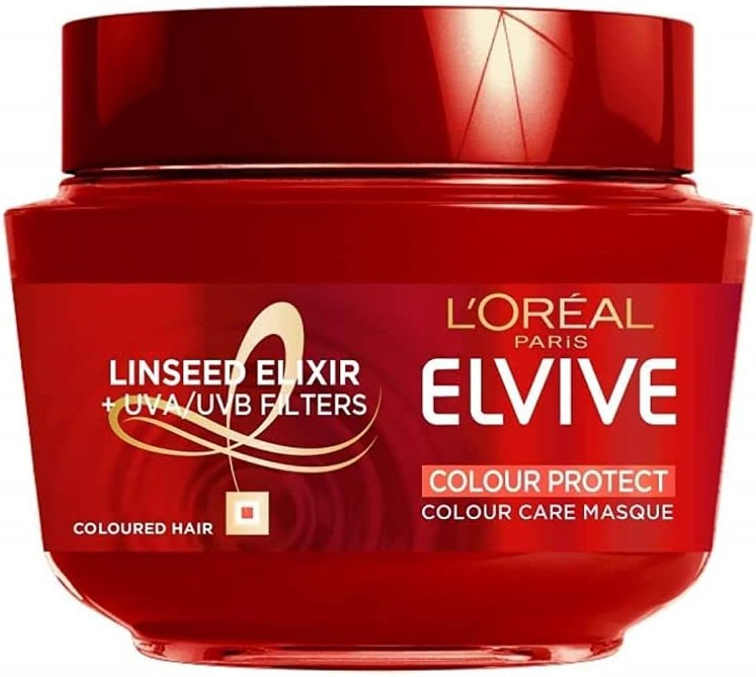 ماسک موی لورالLOREAL ELSEVE مخصوص موهای رنگ شده300میل