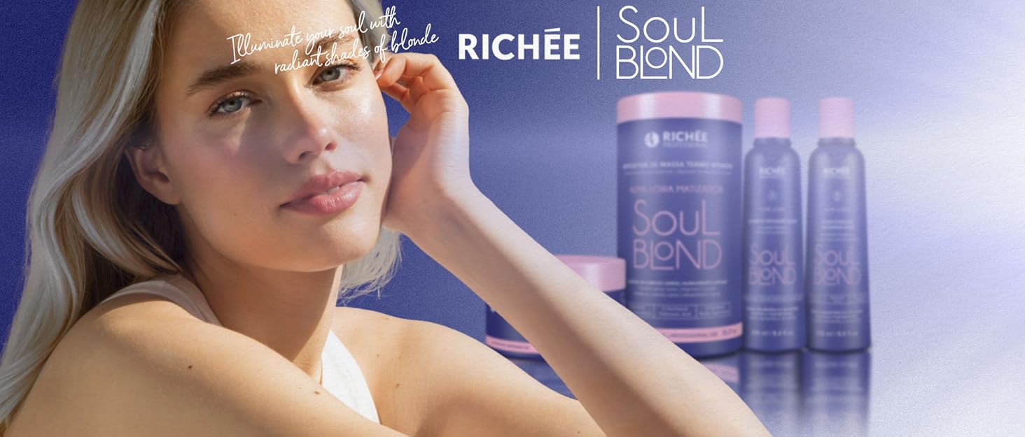 بوتاکس ترمیم کننده موی ریچی SOUL BLOND حجم 1000 گرم