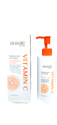 کرم پاک کننده ، روشن کننده و ضد پیری دکتر راشل حاوی ویتامین سی Dr.Rashel Vitamin C Brighting and Anti Aging Cream