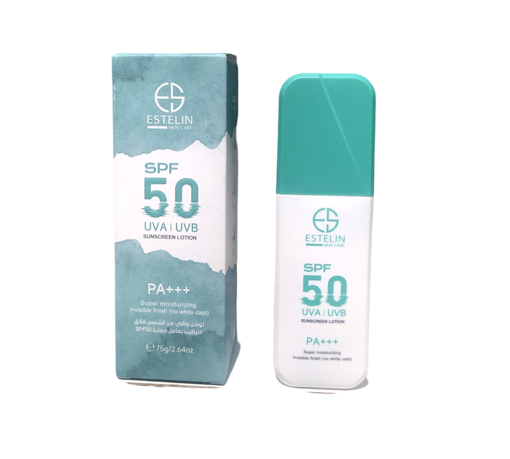 لوسیون ضد آفتاب مرطوب کننده قوی استلین   Estelin Super Moisturising Sunscreen Lotion Spf50