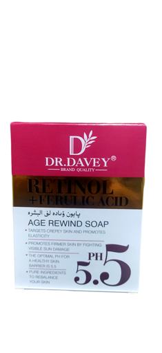 صابون رتینول و فلوریک اسید دکتر دیوی ضد پیری Dr.Davey Age Rewind Soap