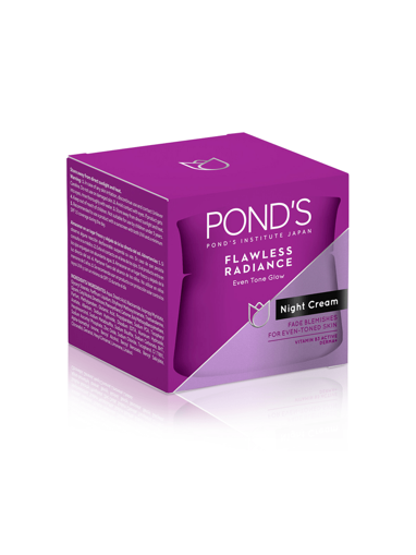 کرم شب مات کننده و درخشان کننده پوست پوندز ضد لک POND'S Flawless Radiance Mattifying Night Cream SPF15