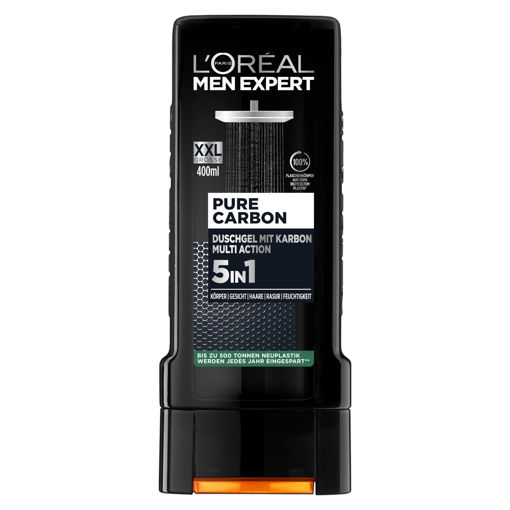 ژل دوش لورال کربن مخصوص آقایان LOreal Total Clean حجم 400 میلی لیتر